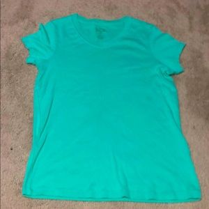 Teal tee shirt
